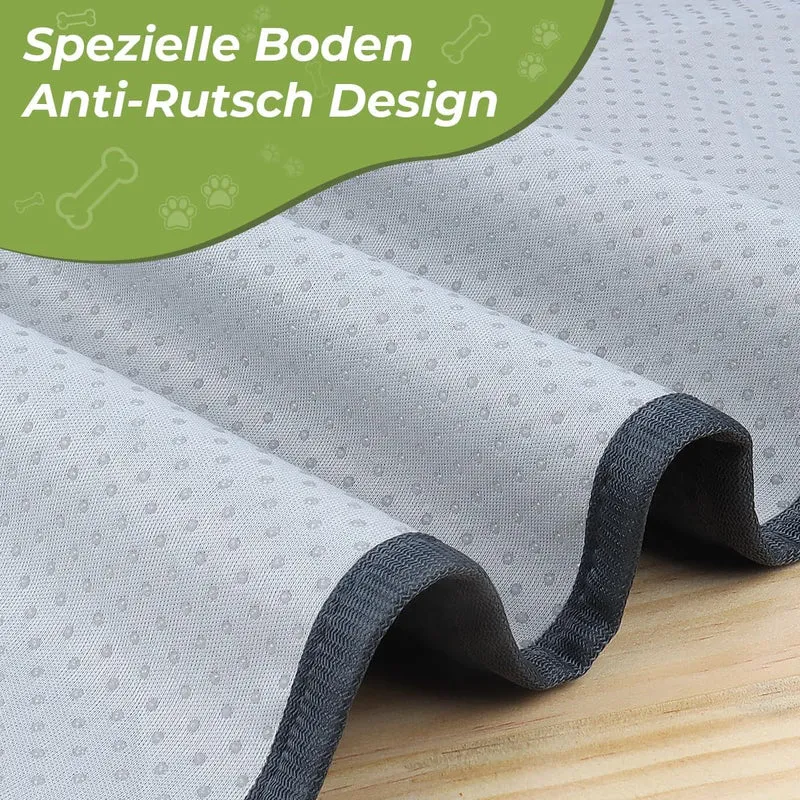 Waschbar Trainingspads für Hunde, 2 Stück 122cm x 122cm Wiederverwendbare Hundetrainingspads, rutsch