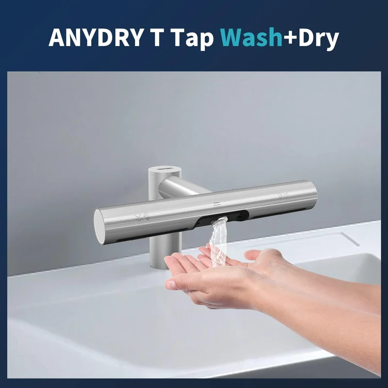 anydry 7120 Wasserhahn Händetrockner Automatisches Waschen und Trocknen in Einem Wasserhahn Händetro