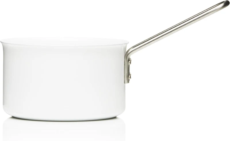 Eva Trio | White Line Kasserolle 1,8 l 16 cm keramischer Slip-Let®-Antihaftbeschichtung | Perfekt fü