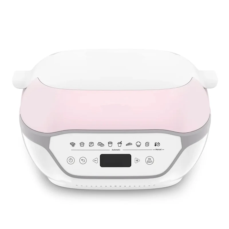 TEFAL Cake Factory Infinity KD850110, automatische Kuchenmaschine, 9 Programme, 1200 W, Rosa