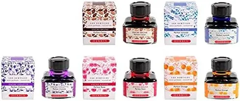 J.Herbin Herbin 13746T - Tintenflakon, parfümiert, ''Les subtiles'', ideal für Schreibfeder und Roll