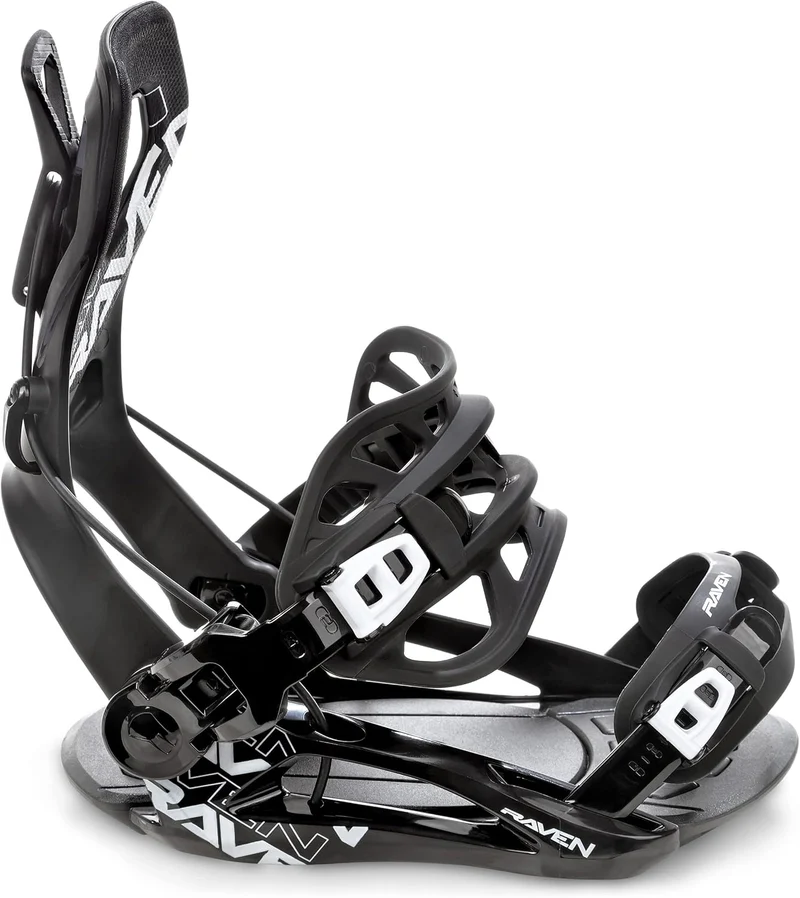 RAVEN Snowboard Set: Snowboard Grizzly + Bindung Fastec FT360 Black 156cm + FT360 Black M, 156cm + F