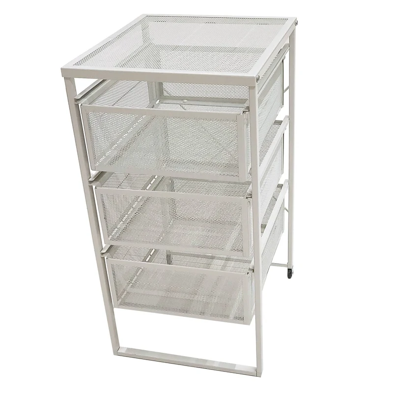 IKEA LENNART Schubladenelement in weiss; mit Rollen