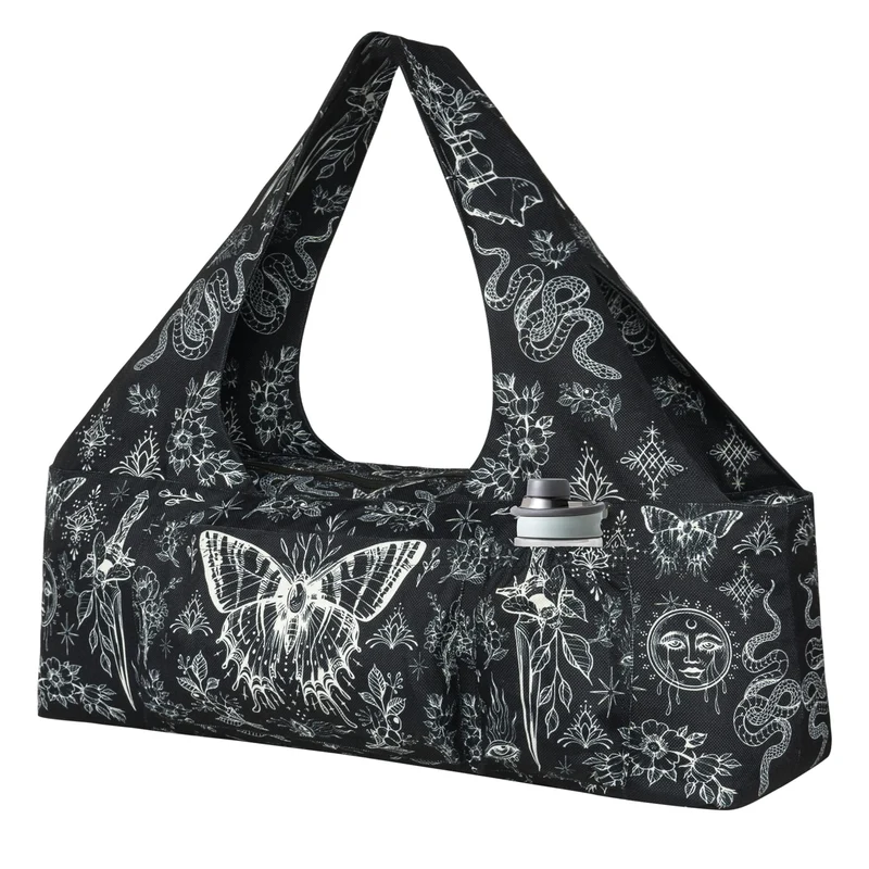 Yoga Mat Bag - Large Yoga Bag with Yoga Mat Strap, Zipper and Pockets - Yoga Bags and Carriers Fits