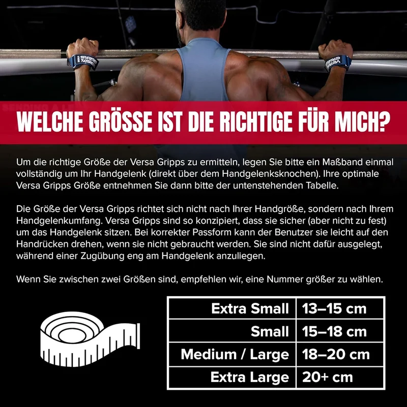Versa Gripps® Classic Authentisch. Das Beste Trainingszubehör der Welt. IN DEN USA HERGESTELLT Blaue