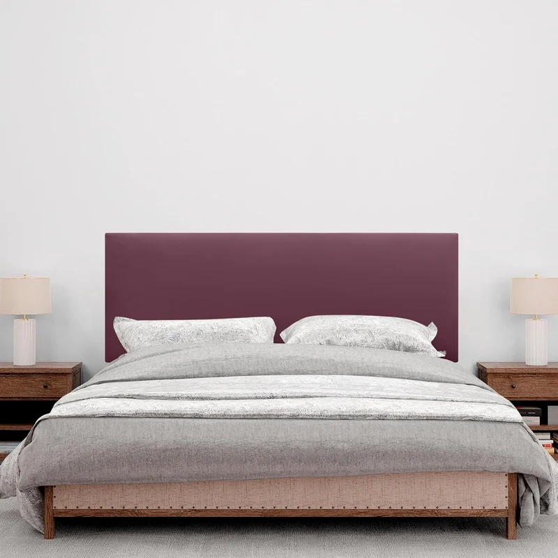 DHOME Kopfteil aus Kunstlederoder Stoff AQUALINE Glatt mit Beinen Kopfteil gepolstert Luxusbett Kopf