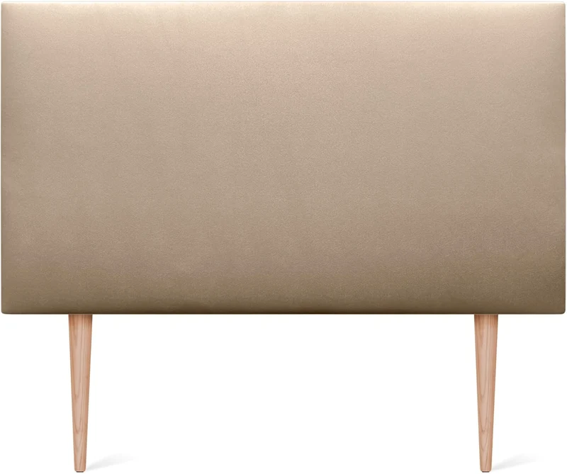 DHOME Kopfteil aus Kunstlederoder Stoff AQUALINE Glatt mit Beinen Kopfteil gepolstert Luxusbett Kopf