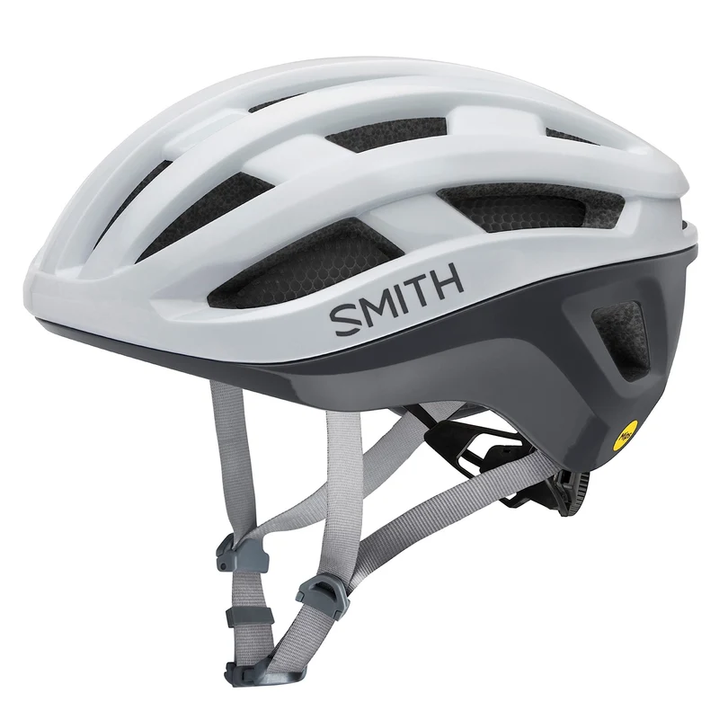 SMITH Unisex-Adult Persist MIPS Fahrradhelm, Grau;Weiss
