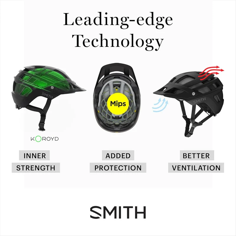 SMITH Unisex-Adult Persist MIPS Fahrradhelm, Grau;Weiss