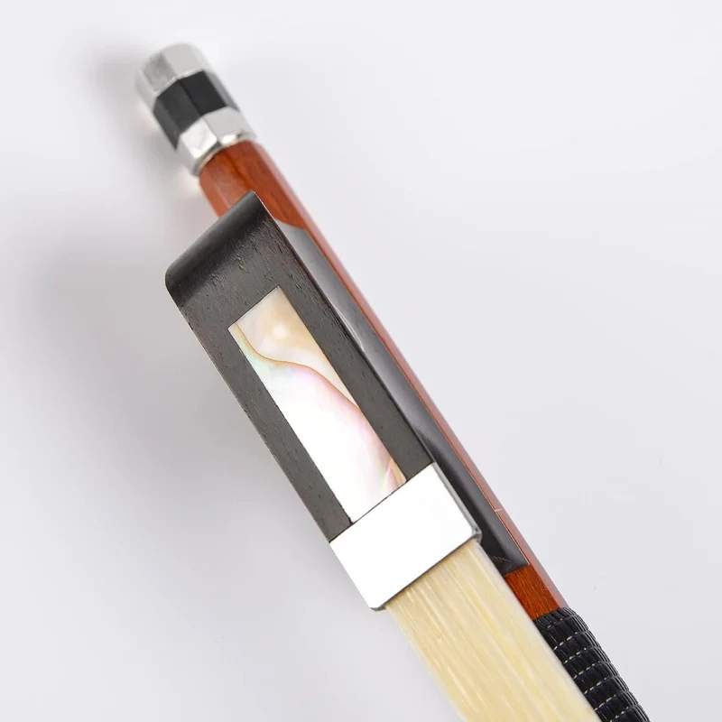 WinsterBow Brasilwood Ebenholz Violine Violine Cellobogen volle Grösse Ebenholz Frosch mit natürlich