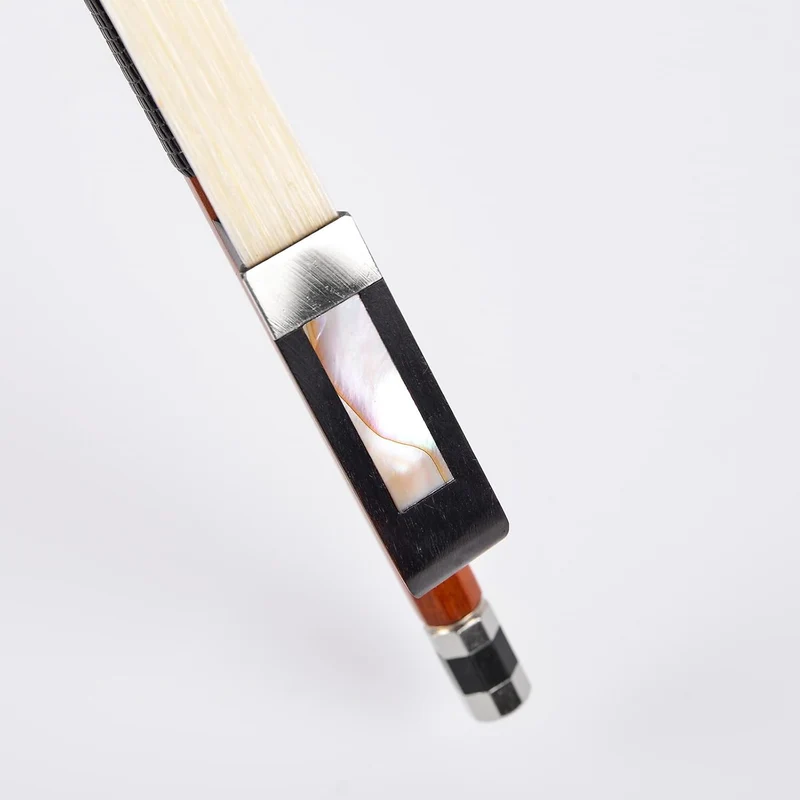 WinsterBow Brasilwood Ebenholz Violine Violine Cellobogen volle Grösse Ebenholz Frosch mit natürlich
