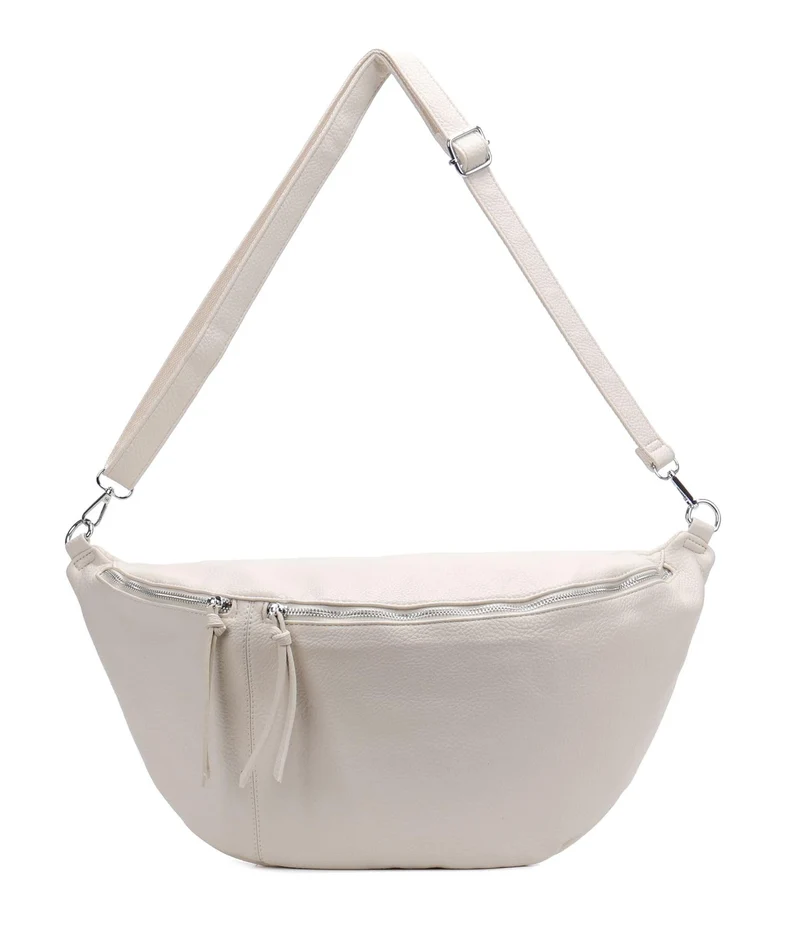 XXL Tasche Bauchtasche Hüfttasche Crossbody Schultertasche Umhängetasche Kunstleder Gürteltasche Cro