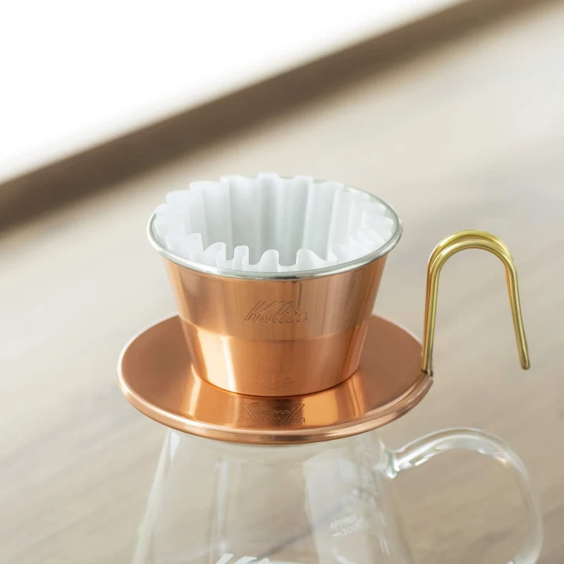 Kalita Wave Series KWF-155#2211 Kaffeefilter, weiss, für 1-2 Personen, 50 Blatt x 2 Packungen, 1~2人用