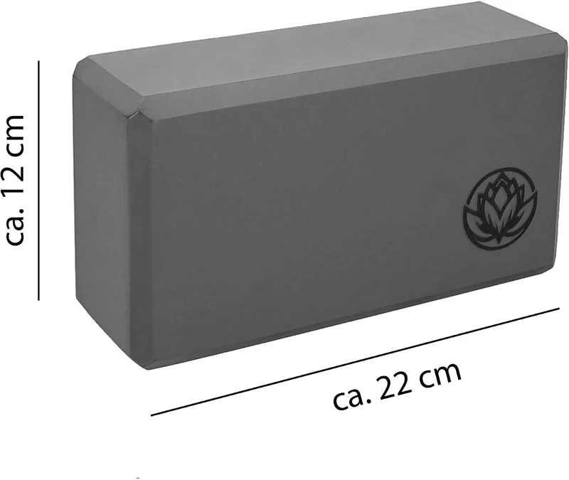 Yoga Block VonBueren | 22 x 12 x 7,5 cm je Yogablock | Yogablöcke für Damen und Herren aus EVA | Klö