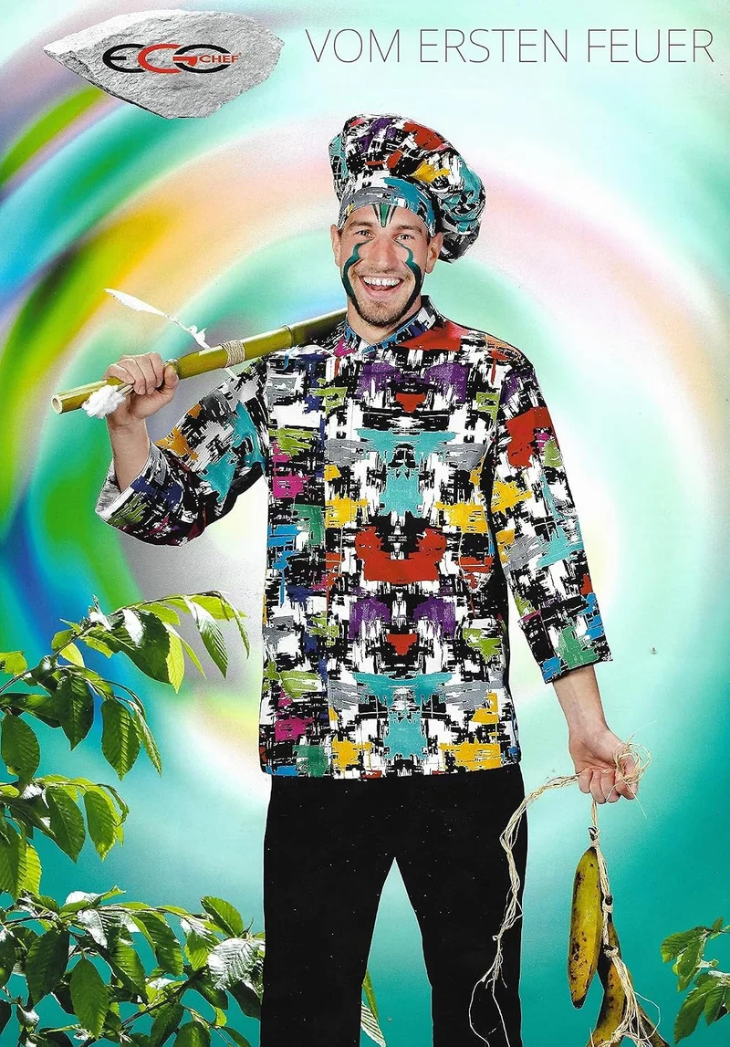 EGOCHEF Emporio Ferraris Fantasy Kochjacke L Graphic, L Graphic