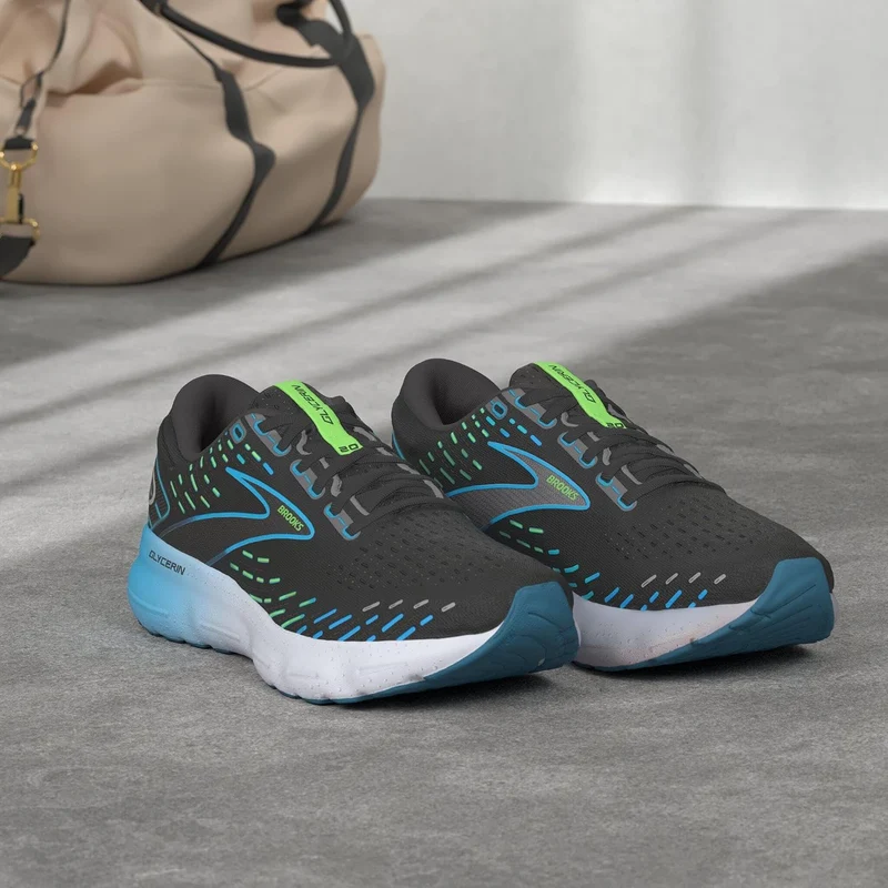 Brooks 44 EU Grau Orange Blau, 44 EU Grau Orange Blau