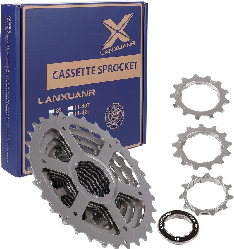 LANXUANR 11 Fach Fahrrad Kassetten ist für Mountainbikes und Rennräder geeignet. Superleicht, 11-32T
