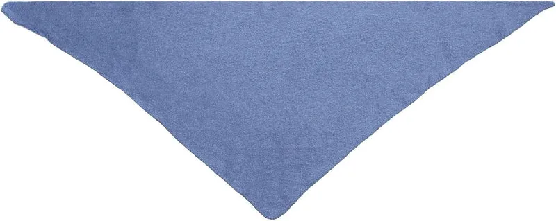 Faera XXL Dreieckstuch Bouclé elastisch weiches Cozy Material Einheitsgrösse Blau, Einheitsgrösse Bl
