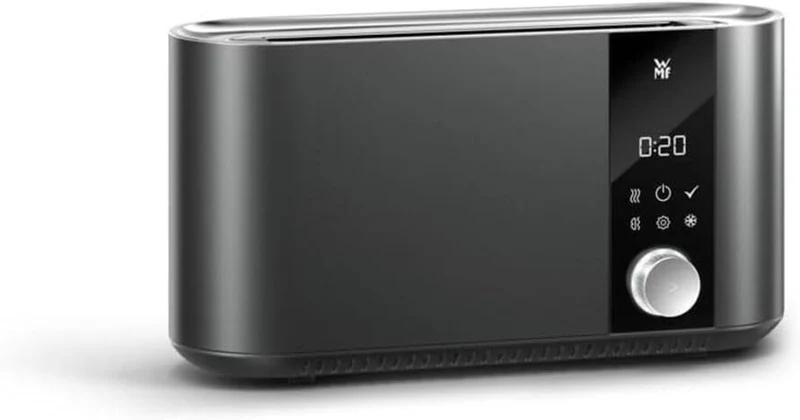 WMF Master Toaster Langschlitz motorisiert, Toaster 2 Scheiben, XXL-Toast, automatische Brotzentrier