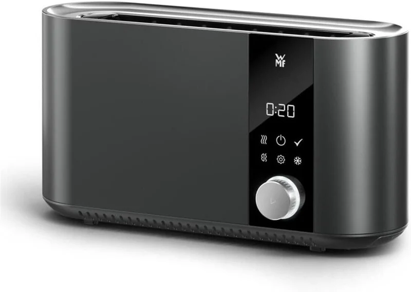 WMF Master Toaster Langschlitz motorisiert, Toaster 2 Scheiben, XXL-Toast, automatische Brotzentrier
