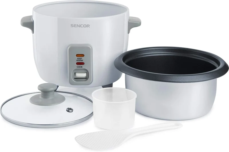 Sencor Reiskocher 1.5L Premium EasyClean – Automatischer Rice Cooker, Funktion zum Warmhalten ohne Ü