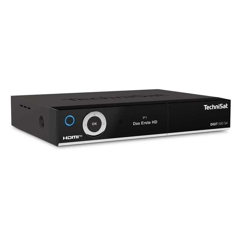 TechniSat DIGIT ISIO S4 – Twin Sat-Receiver mit alphanumerischem Display (HDTV Twin-Tuner, DVB-S2, P