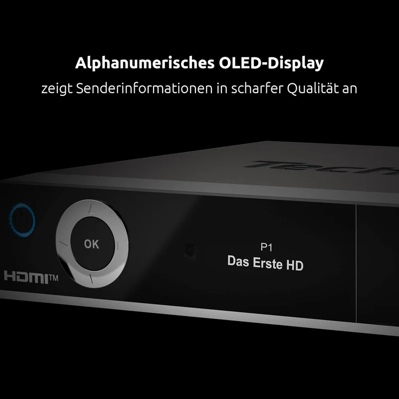 TechniSat DIGIT ISIO S4 – Twin Sat-Receiver mit alphanumerischem Display (HDTV Twin-Tuner, DVB-S2, P
