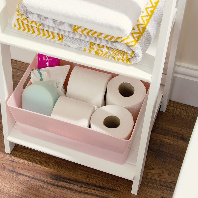 3x Ordnungsboxen - 15cm hoch - WEIss - 35x26x15cm - 11,5 Liter - DINA4 - Ordnungskorb - Schubladenor