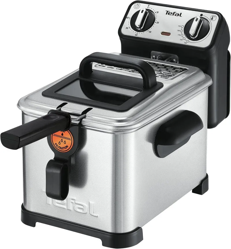 Tefal fr5171 nur freistehend Fritteuse Fritteuse, 1,3 kg, Metall, 4 l, Single, Edelstahl)