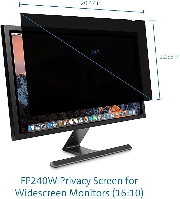 Kensington K52794WW FP240W Blickschutzfilter (für 24 Zoll Monitore, 16:10 Bildformat) 24"/61cm (16:1