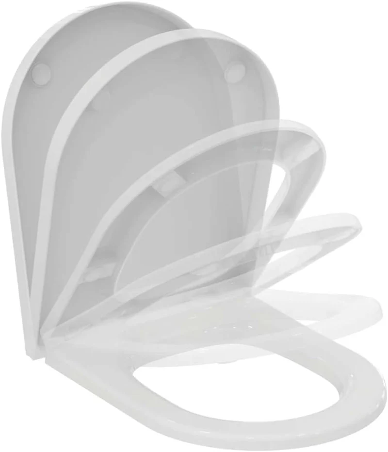 Ideal Standard T376001 Blend Curve WC-Sitz mit Softclosing, Wrapover Weiss