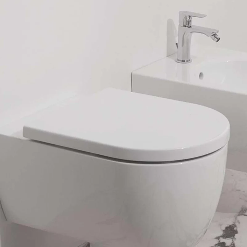 Ideal Standard T376001 Blend Curve WC-Sitz mit Softclosing, Wrapover Weiss