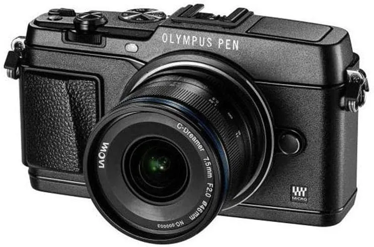 Laowa Objektiv VE7520MFTSTBLK, 7,5 mm für Micro 4/3 Kameras (16,9 MP, HD 720 P), Schwarz