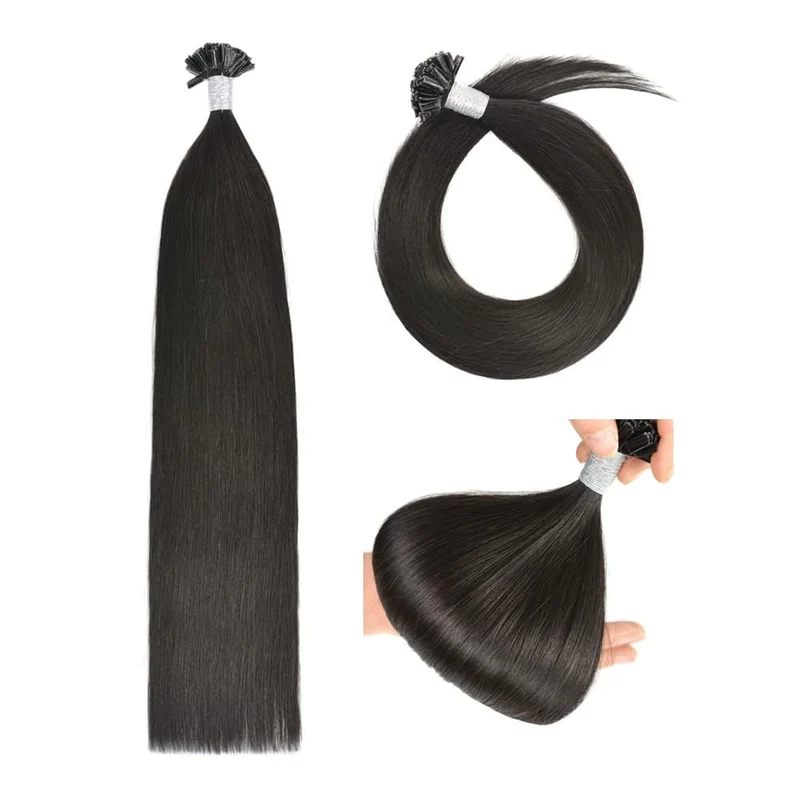 Extensions Echthaar Bondings U Tip Hair Extensions Echthaar Keratin Bondings Echthaar 50 cm Remy Ech