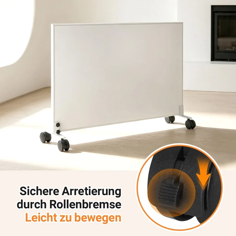 Izrielar 2x Standfüsse für Infrarotheizungen,Stabiler Metall Standfuss Infrarotheizung für Heizplatt