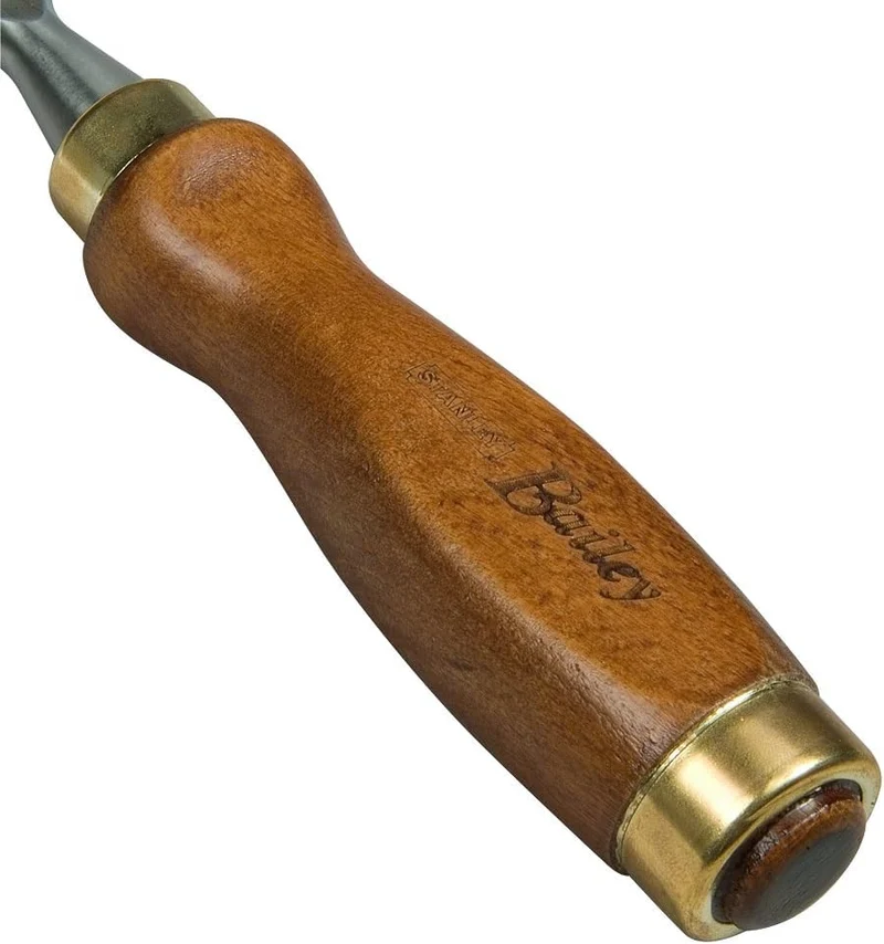 Stanley Bailey Stechbeitel (20 mm Eisenbreite, 150 mm Eisenlänge, Kunststoff-Kappe, nachschärfbar) 2