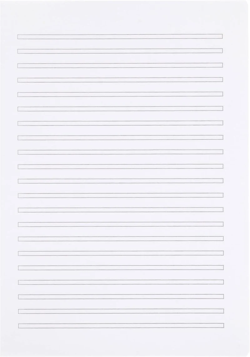 Landré Schulheft A4, 32 Blatt, Lineatur 3, liniert, 10 Stück, Lineatur 3
