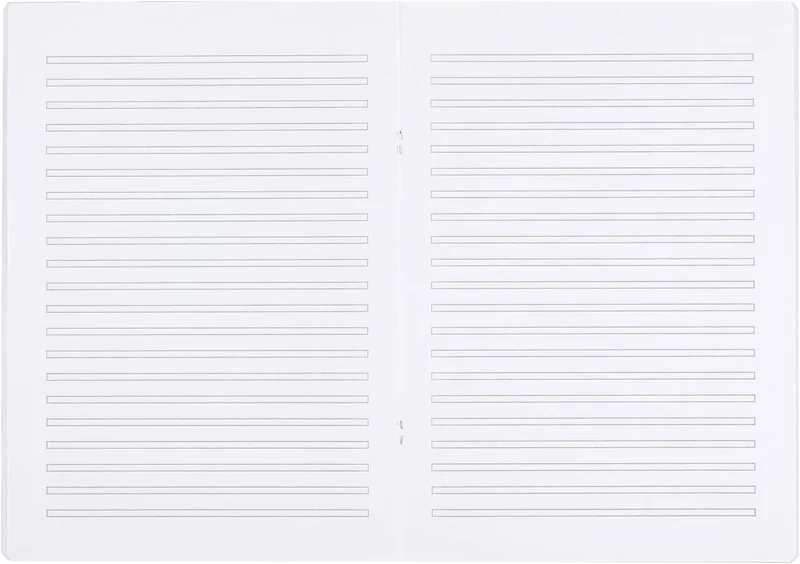 Landré Schulheft A4, 32 Blatt, Lineatur 3, liniert, 10 Stück, Lineatur 3