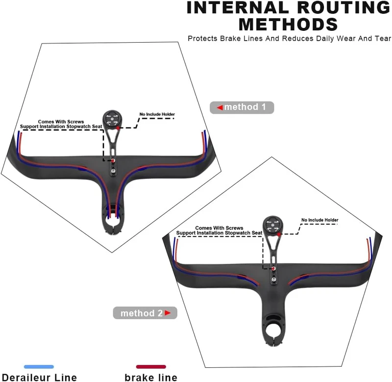 RXL SL carbon lenker rennrad 1-1/8“integrierte carbon lenker internes routing drop lenker UD matt st