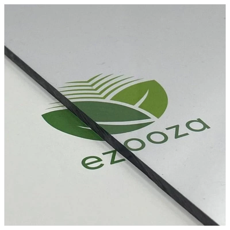 Ezooza Kompakte Platte aus Polycarbonat, 3 mm, transparent, 1000 x 1000 mm, gegen UV-Strahlen