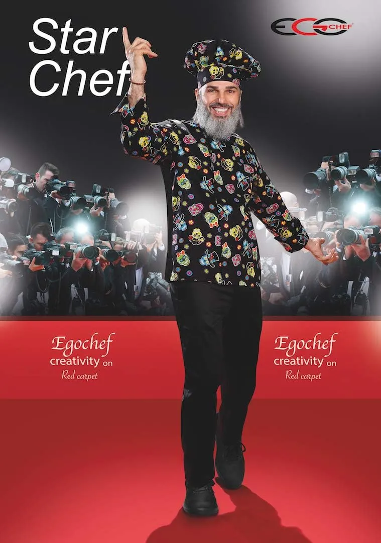 EGOCHEF Emporio Ferraris Fantasy Kochjacke Mexico M, Mexico M