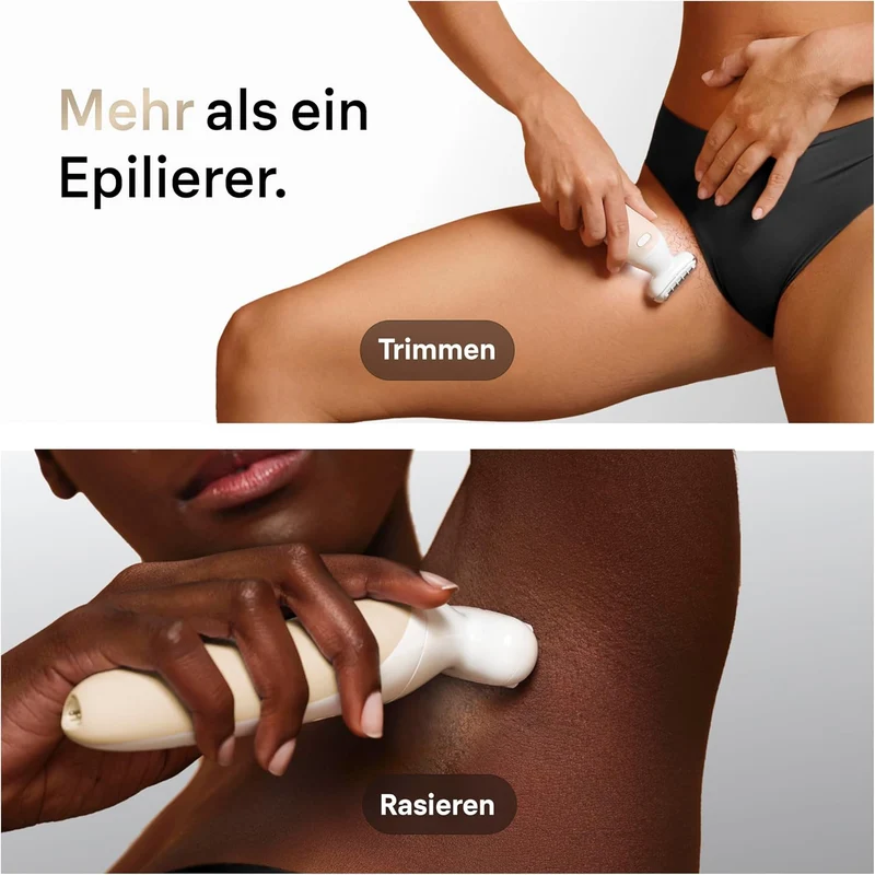 Braun Silk-épil 9 Flex, Epilierer Damen / Haarentferner für langanhaltende Haarentfernung, Mini-Rasi