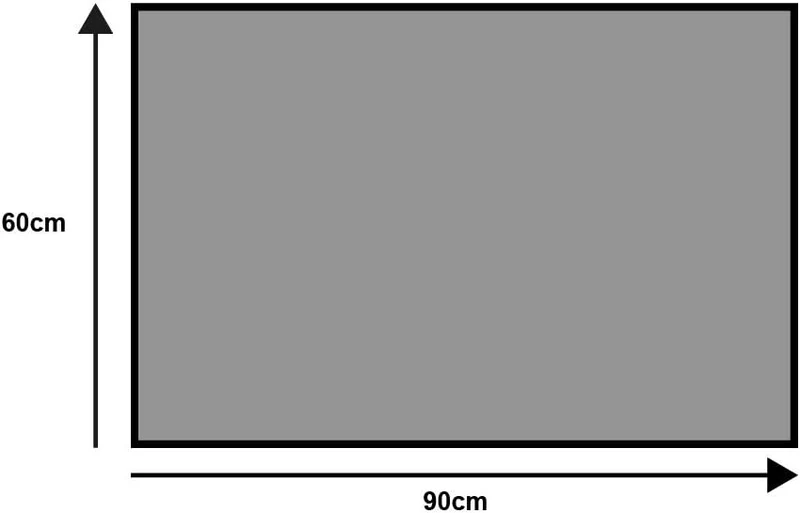 wash+dry Fussmatte, Duo Denim 60x90 cm, innen und aussen, waschbar 60x90cm, 60x90cm