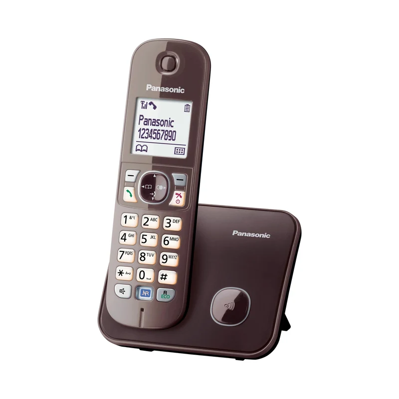 Panasonic KX-TG6811GA DECT Schnurlostelefon (strahlungsarm, Eco-Modus GAP Telefon, ohne Anrufbeantwo