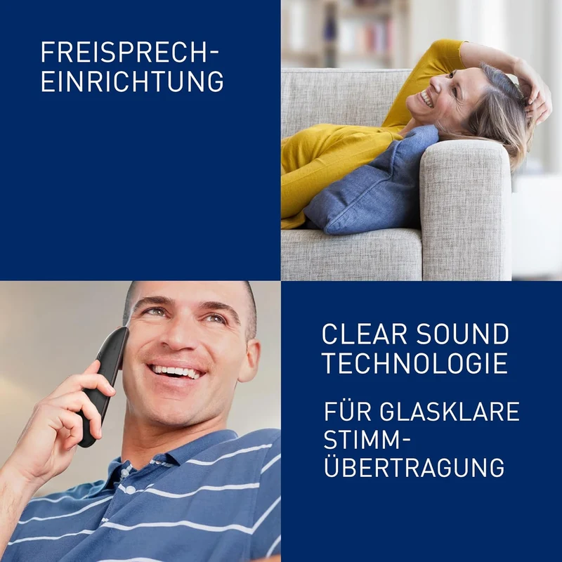 Panasonic KX-TG6811GA DECT Schnurlostelefon (strahlungsarm, Eco-Modus GAP Telefon, ohne Anrufbeantwo