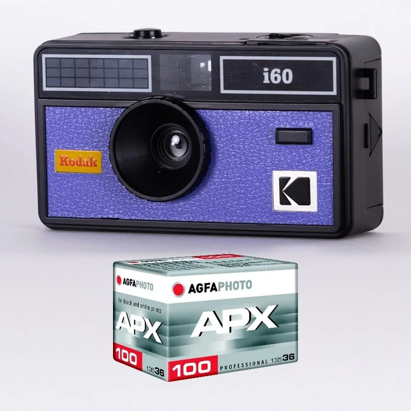 KODAK DA00259 Fotoapparat i60 und 1 ISO-Film mit 36 Aufnahmen, optisches Objektiv 31 mm, geeignet fü