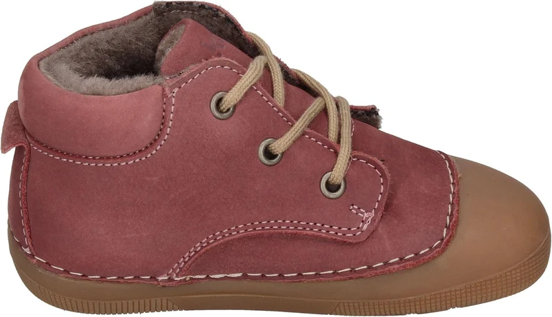 KOEL Barefoot Lauflernschuhe - AVA Bio Nubuk Lambswool Blue 20 EU Blossom Altrose, 20 EU Blossom Alt