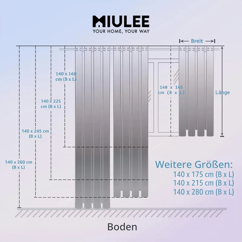 MIULEE Sheer Voile Vorhang Weihnachtsdeko mit Ösen Transparente Optik Gardine Ösenvorhang Ösenschal