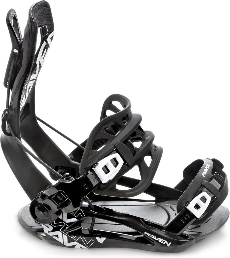 RAVEN Snowboard Set: Snowboard Grizzly + Bindung Fastec FT360 Black 157cm Wide + FT360 Black XL, 157