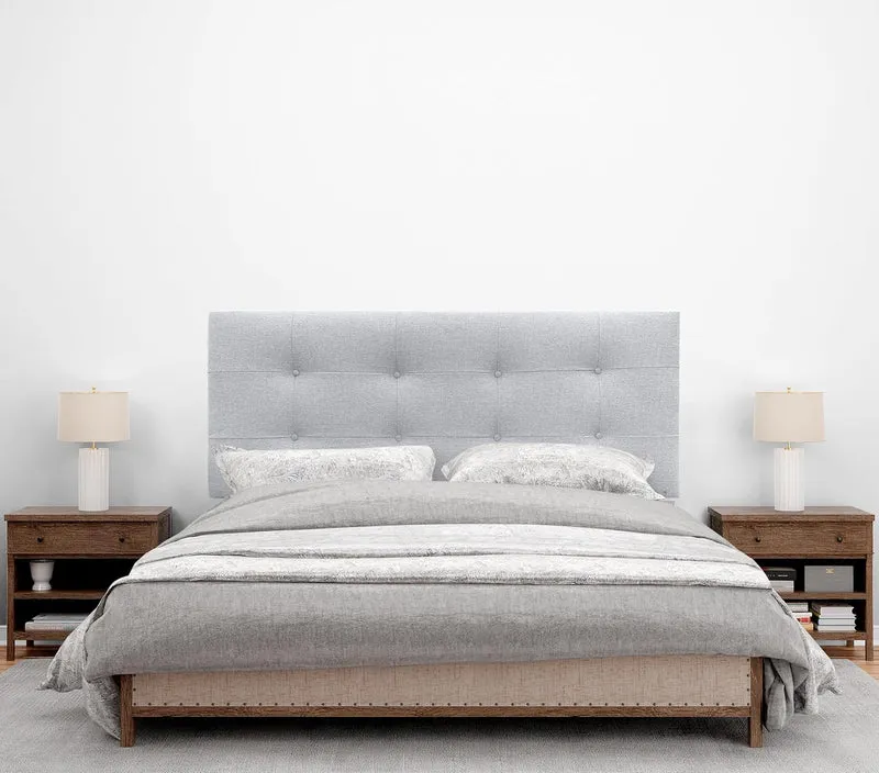 DHOME Kopfteil, gepolstertes Bett Kopfteil 8cm dick. Gepolstertes Kopfteil ACUALINE Stoff und Kunstl